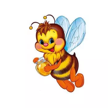 DIY 3D Алмазная картина Маленькая пчела Вышивка Крестом Ремесло Стежок Домашний декор Full Round 20x20CM