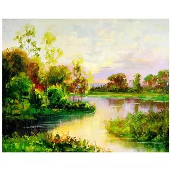 DIY 3D Алмазная картина Рид Маршс Вышивка Крестом Ремесло Стежок Домашний декор Full Round 20x25CM