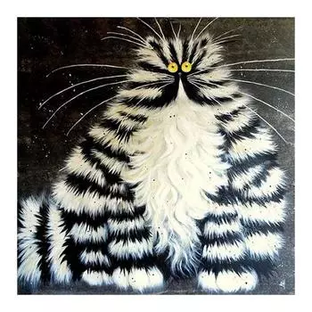 DIY 3D Алмазная картина животное кошка вышивка крестиком домашний декор Full Round 20x20CM