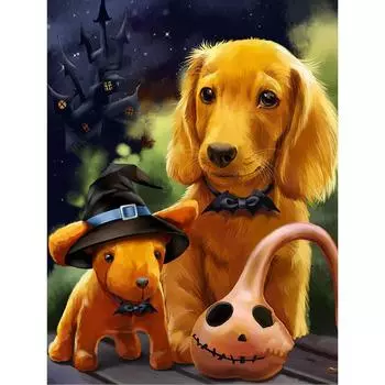 DIY 3D Алмазная картина животное собака вышивка крестиком домашний декор Full Round 20x25CM