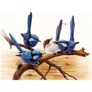 DIY 3D Алмазная картина животных птицы вышивка крестиком домашний декор Full Round 20x25CM