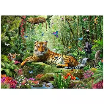 DIY 3D Алмазная картина Животный мир Вышивка Крестом Стежок Главная Декор Full Round 20x25CM