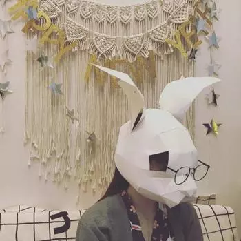 DIY 3D Бумажная Модель Бумажная Резьба Трехмерная Композиция DIY Ручная Работа белый