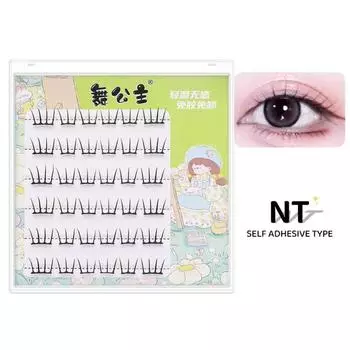 DIY 3D False Eyelashes Multiple Styles Lash Clusters Popular Fake Lashes Party Supplies Type A