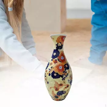 DIY 3D головоломка ваза цветочные композиции обучающая игрушка художественные поделки настольный орнамент материал пакет для