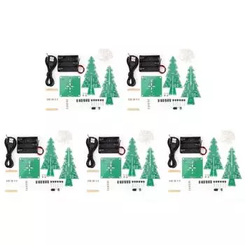 - DIY 3D Weihnachtsbaum 3 PCB Ltbungsset fr Heimwerker (7 Фарбен)