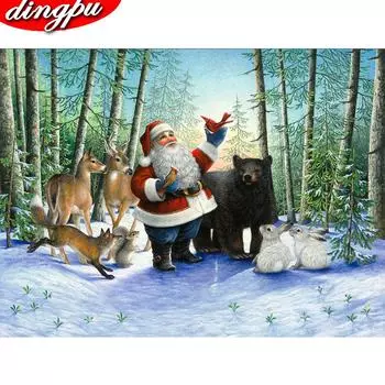 DIY 5D Алмазная картина Алмазная вышивка Пейзаж Наборы для вышивки крестом Ремесла Стразы Мозаика Домашний декор Full Round 20X30CM