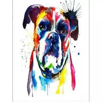 DIY 5D Алмазная картина фермы животных собака Алмазная вышивка крестиком комплект стикер стены подарок 20X30CM