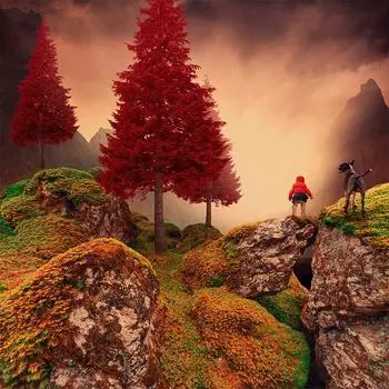 DIY 5D Алмазная картина Осенний пейзаж Стразы Мозаика Узор Алмазная вышивка 30x30CM