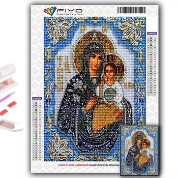 DIY 5D Алмазная картина Религия Набор для вышивки крестом Полный дрель Вышивка Мозаика Художественная картина Стразы Подарок