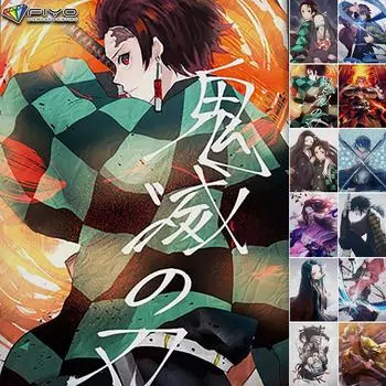 DIY 5D Алмазная картина «Убийца демонов»: Kimetsu no Yaiba, набор для вышивки крестом, полная дрель, вышивка, мозаика, художественная картина, стразы, подарок Full Round 20X30CM