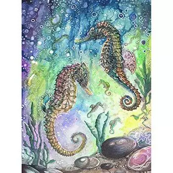 DIY 5D Алмазная картина Вышивка крестом Гончая картина Полная алмазная вышивка 20X30CM