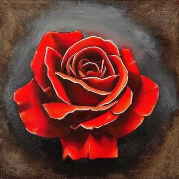 DIY 5D Алмазная картина Вышивка крестом Картина Красная роза Алмазная вышивка Рукоделие 30X30CM