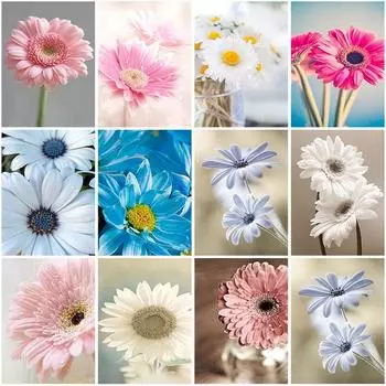 DIY 5D Алмазная картина вышивка крестом пейзаж полная круглая смоляная мозаика алмазное искусство вышивка украшение дома цветок новогодний подарок Full Round 20x30CM