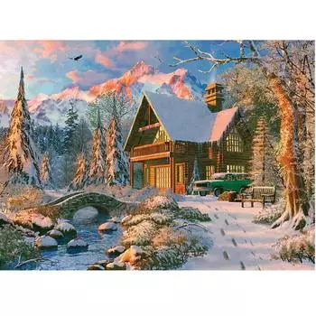 Diy 5d Алмазная картина Зимний праздник Полная круглая алмазная вышивка 20X30CM