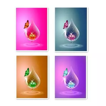 DIY 5D Алмазная мозаика бабочка цветок ручной работы алмазная живопись наборы для вышивки крестом Алмазные стразы искусство 30*40 cm