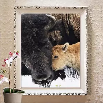 DIY 5D Алмазная вышивка Алмазная вышивка Rhinestone Вышивка Мозаика Стены искусств Декор Full Round 20X30CM