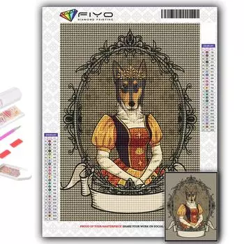 DIY 5D алмазная живопись антропоморфные милые животные набор для вышивки крестом полная дрель вышивка мозаика художественная картина стразы подарок Full Round 20X30CM