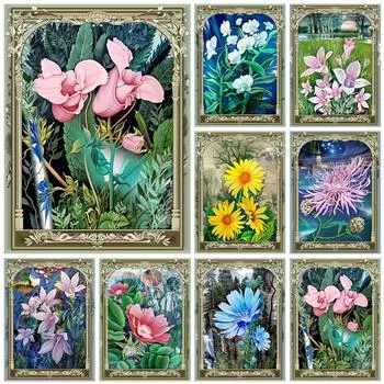 DIY 5D алмазная живопись цветы полная квадратная/круглая Алмазная вышивка подсолнух мозаика наборы крестиков домашний декор подарок ручной работы Full Round 20x30CM