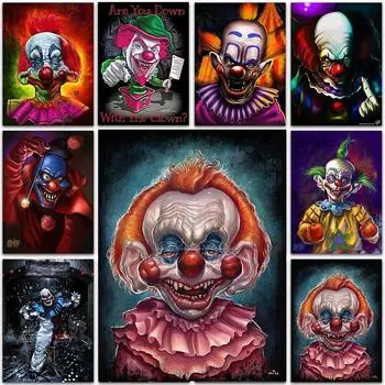 DIY 5D алмазная живопись Diabio клоун Алмазная мозаика наборы для вышивки крестом украшение дома полная круглая алмазная вышивка Round 20x30cm