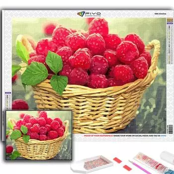 DIY 5D алмазная живопись фрукты и макароны набор для вышивки крестом полная дрель вышивка мозаика художественная картина стразы подарок Full Round 20X30CM