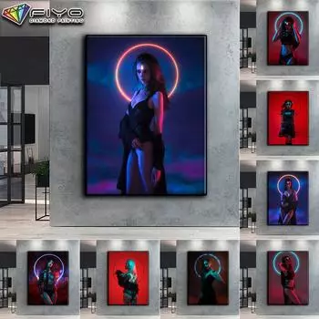 DIY 5D алмазная живопись Киберпанк сексуальное искусство вышивка крестом комплект полная дрель вышивка мозаика художественная картина стразы подарок Full Round 20X30CM