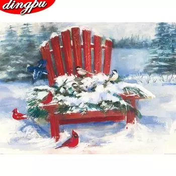 DIY 5D Алмазная картина Вышивка крестом Водопад Алмазная вышивка Мозаика Стразы Настенный декор для дома Full Round 20X30CM