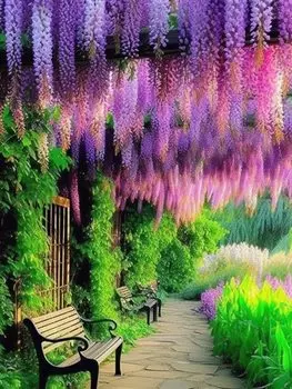 DIY 5D алмазная живопись набор для вышивки крестом садовое дерево картина вышивка крестиком полная вышивка стразами DIY художественное ремесло домашний декор стены 30x40 см