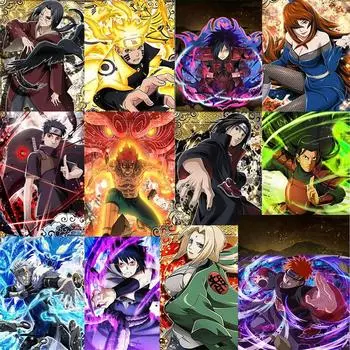 DIY 5D алмазная живопись Наруто Ultimate ниндзя Алмазная мозаика наборы для вышивки крестом украшение дома полная круглая алмазная вышивка Round 20x30cm