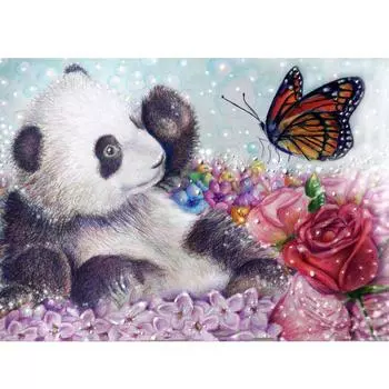 DIY 5D Алмазная картина Полная круглая алмазная вышивка Вышивка крестом Стразы Мозаика Алмазная вышивка Домашний декор Full Round 20X30CM