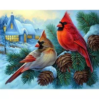 DIY 5D алмазная живопись птица цветок картина ручной работы горный хрусталь Алмазная вышивка крестиком мозаика домашний декор Full Round 20x30CM