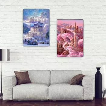 DIY 5D алмазная живопись с изысканной мозаикой из стразов, вышивка, яркий цвет, повышение уверенности, домашняя декоративная живопись A