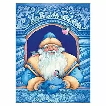 DIY 5D алмазная живопись Санта-Клаус Алмазная вышивка Рождественская полная квадратная алмазная мозаика Зимний снег вышивка крестом домашний декор Full Round 20x25CM