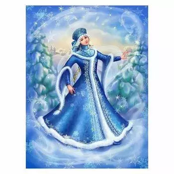 DIY 5D алмазная живопись Санта-Клаус Алмазная вышивка Рождественская полная квадратная алмазная мозаика Зимний снег вышивка крестом домашний декор Full Round 20x25CM