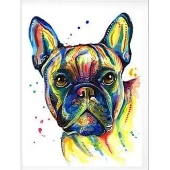 DIY 5D алмазная живопись собака животное Алмазная вышивка крестиком комплект такса мозаика домашний декор 20X30CM