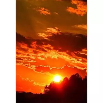 DIY 5D алмазная живопись закат пейзаж искусство горный хрусталь картина полная алмазная вышивка мозаика набор для вышивки крестом украшения Full Round 20x30CM