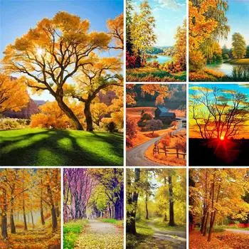 DIY 5D алмазная живопись закат пейзаж искусство горный хрусталь картина полная алмазная вышивка мозаика комплект для вышивки крестом украшение дома Full Round 20x30CM