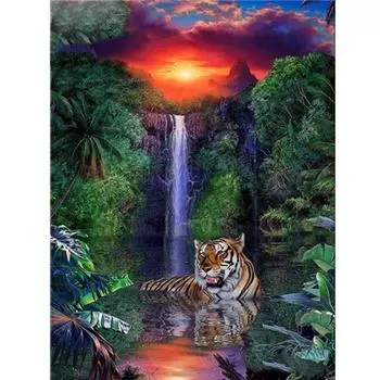 Diy 5D Алмазное украшение для дома Вышивка Картина Картина Вышивка крестом 20X30CM