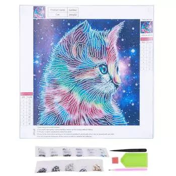 DIY 5D Cat Diamond Painting Kits Home Wall Decoration Diamond Painting Picture Craft