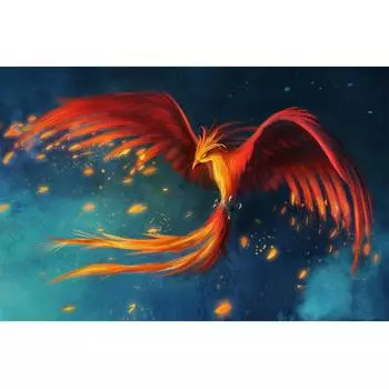 DIY 5D Мозаика Ручная Алмазная Картина Вышивка Крестом Алмазная Вышивка Нарисованная Птица Алмазная Живопись Full Square (20X30CM)