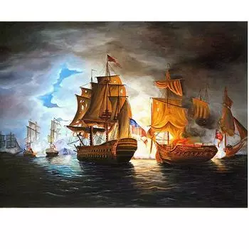 DIY 5D полная алмазная картина вышивка крестиком парусник в море Алмазная вышивка рукоделие 20X30CM