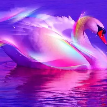 DIY 5D полная алмазная картина вышивка крестом красочный лебедь Алмазная вышивка рукоделие 30X30CM