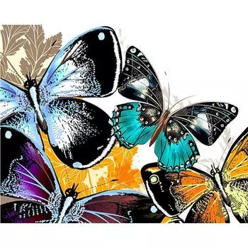 DIY 5D полная алмазная живопись вышивка крестиком образец бабочки мозаика Алмазная вышивка рукоделие 20X30CM