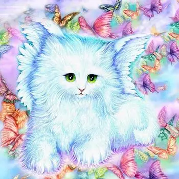 DIY 5D полная алмазная живопись вышивка крестом седовласая бабочка Мозаика Алмазная вышивка 30X30CM