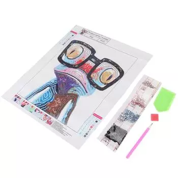 DIY 5D Стразы Картина Дрель Вышивка Животный Узор Вышивка Крестом Домашнее Украшение