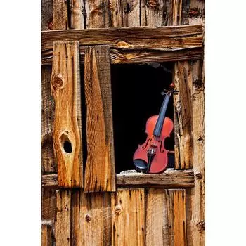 DIY 5D Вышивка крестом Красная скрипка Алмазная картина Мозаика Алмазная вышивка 20X30CM