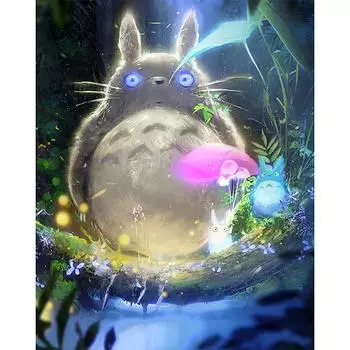 DIY 5D Вышивка крестом Рождественский подарок Мультфильм Аниме Алмазная картина Алмазная вышивка 20X30CM