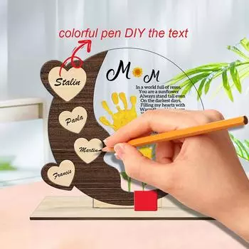 DIY акриловые настольные украшения украшение на день рождения Рождественский сувенир беременная мама