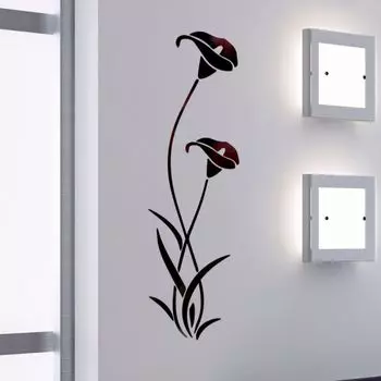 DIY акриловые зеркальные наклейки 3D «Утренняя слава» наклейка модные зеркальные наклейки «Утренняя слава» обои