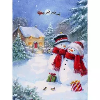 DIY Алмазная картина 5d Портрет Полный квадратный дрель Алмазная вышивка Крестом Цветочный домашний декор Наборы Full Round (20X30CM)